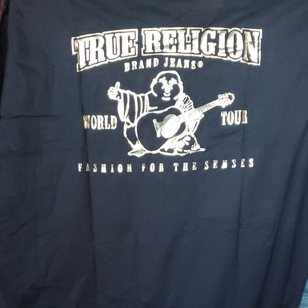 True Religion Black Graphic Tee